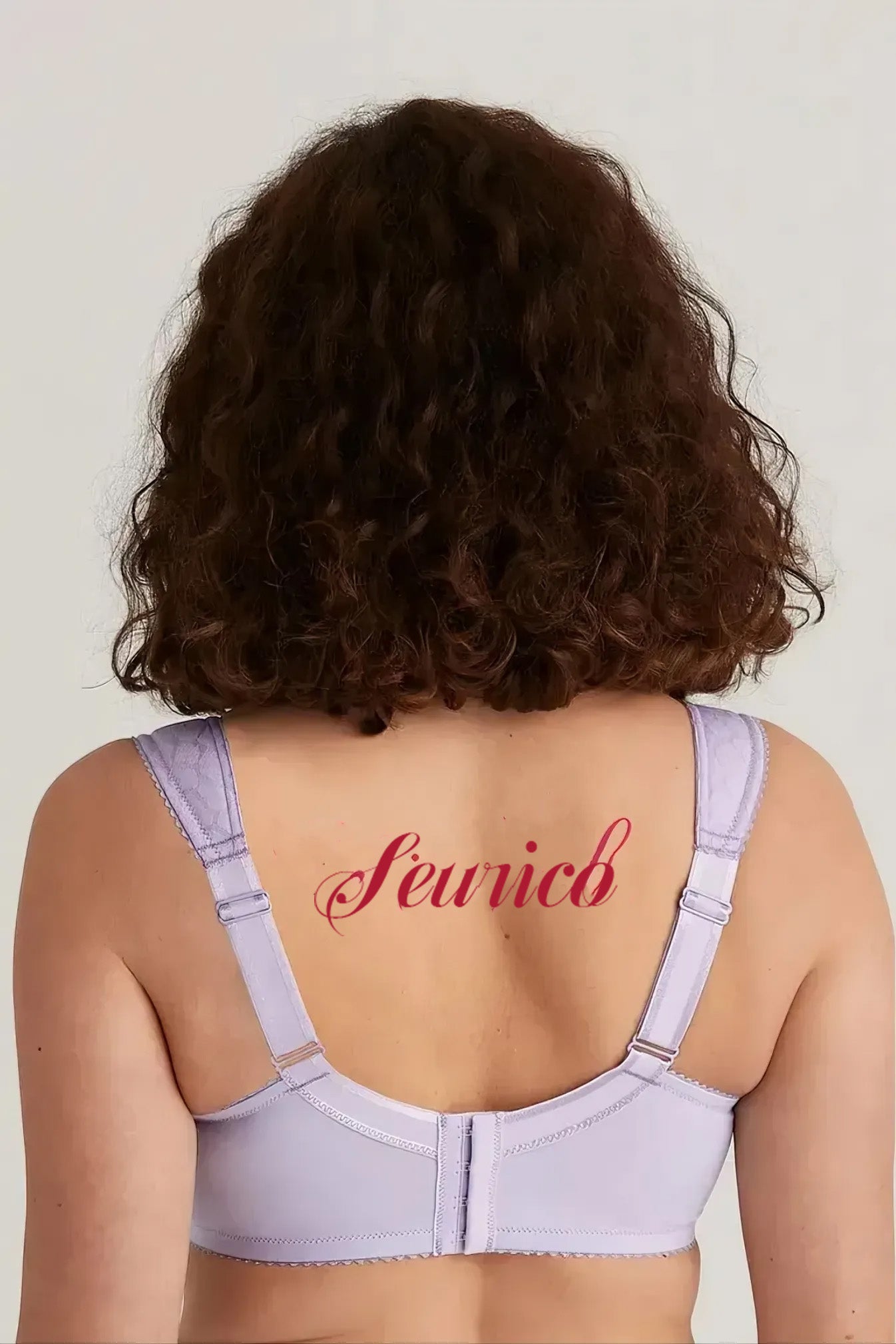 Seurico - 3 Stkš„Damen-Jacquard-BH mit Frontverschluss