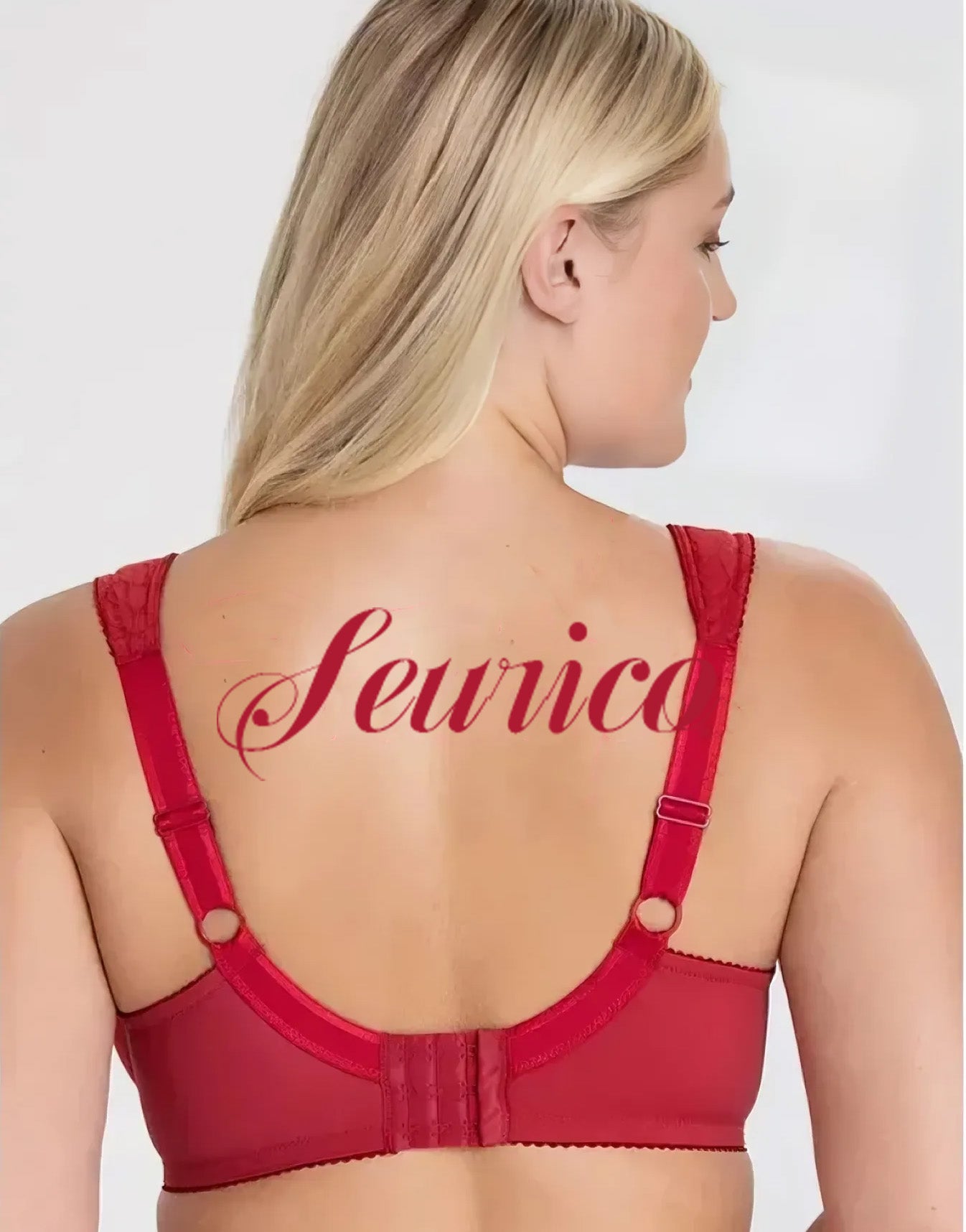 Seurico - 3 Stkš„Damen-Jacquard-BH mit Frontverschluss