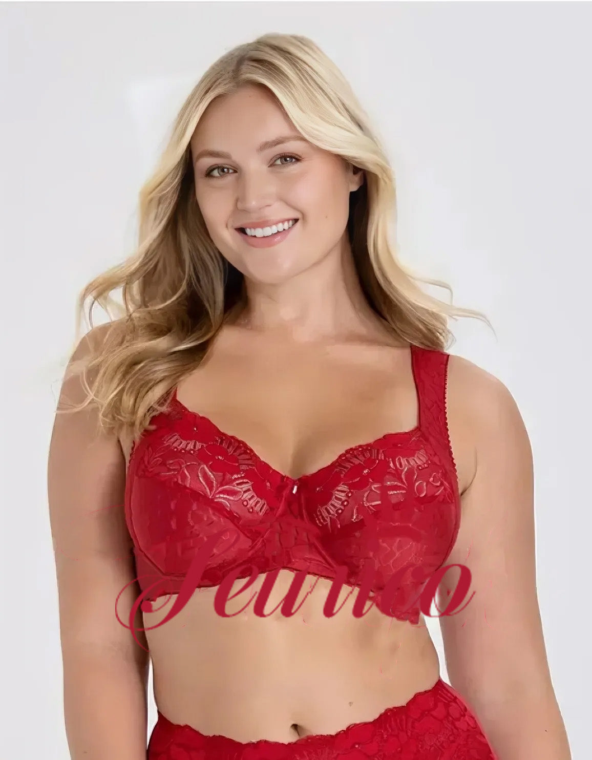 Seurico - 3 Stkš„Damen-Jacquard-BH mit Frontverschluss